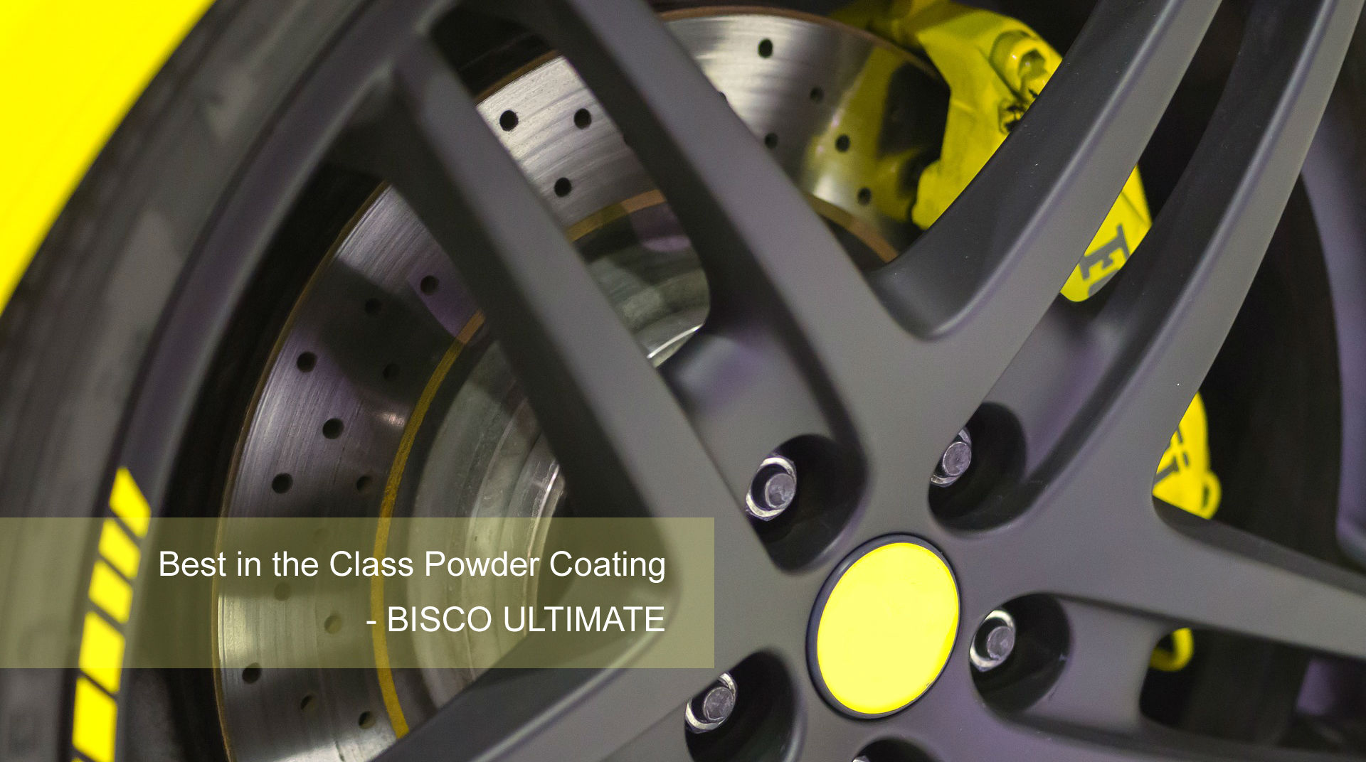 Industrial powder coating process at Bisco India